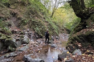 Uludere Şelalesinde Doğa Yürüyüşü ile Cumhuriyet Bayramını Kutladılar