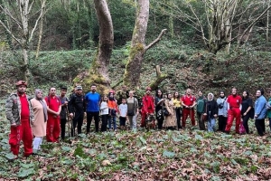 Uludere Şelalesinde Doğa Yürüyüşü ile Cumhuriyet Bayramını Kutladılar