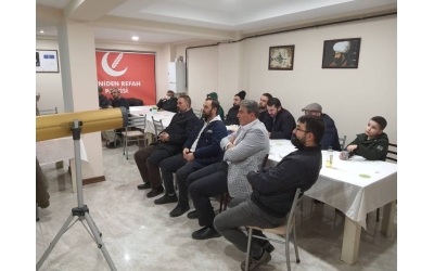 Yeniden Refah İlçe Teşkilatı’na Afet Farkındalık Eğitimi