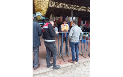 Pazar Yerinde HES kodu uygulaması desteğinde bulunuyor.