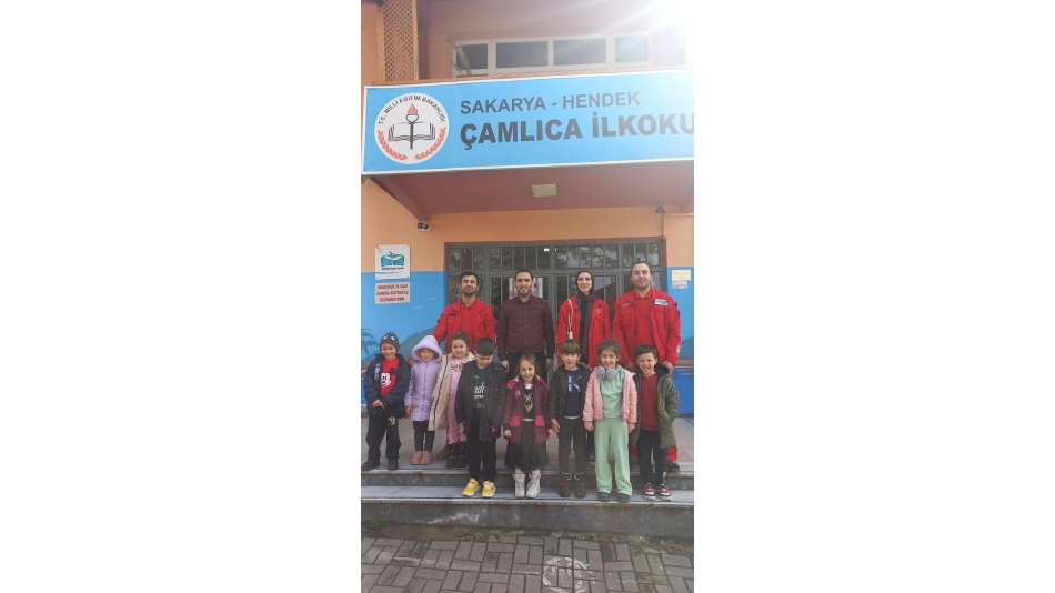 Hendek Çamlıca İlkokulu Afet Farkındalık Eğitimi