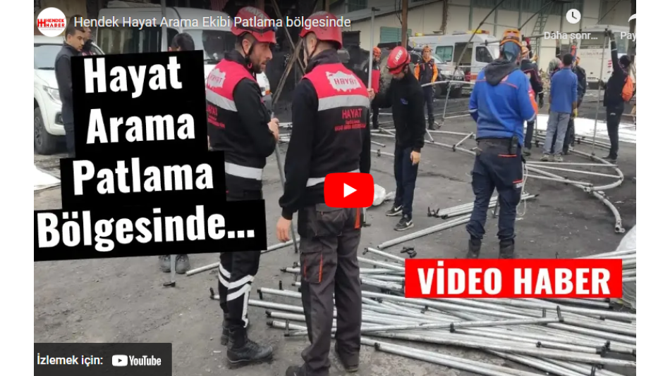 Hayat Arama Patlama Bölgesinde…