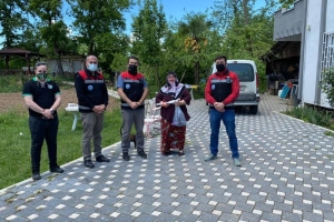 Hayat Arama Kurtarma Derneği Şehit Ailelerini ziyaret etti.