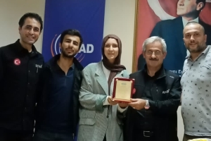 AFAD'dan Derneğimize Onur Plaketi