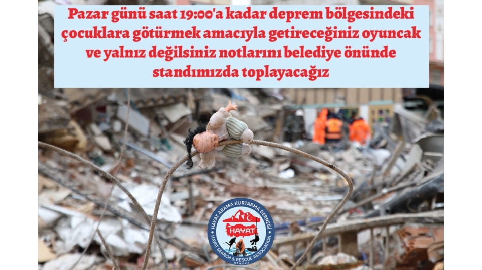 Çocuklar için psikososyal çalışmamız