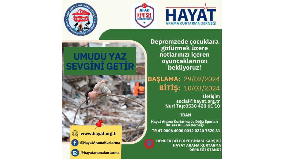 Umudu Yaz Sevgiyi Getir!